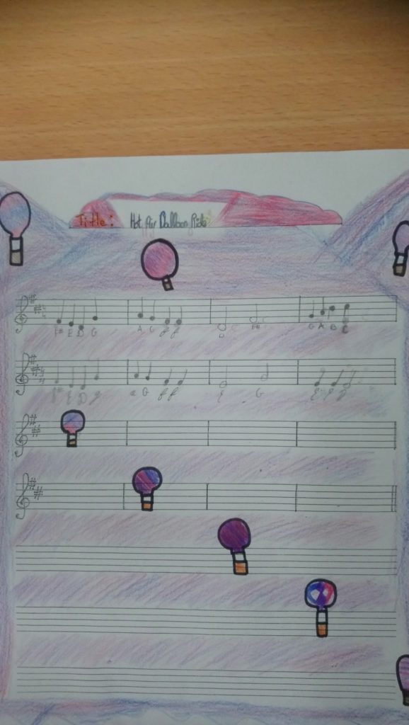 Music – Composing with 3rd Class