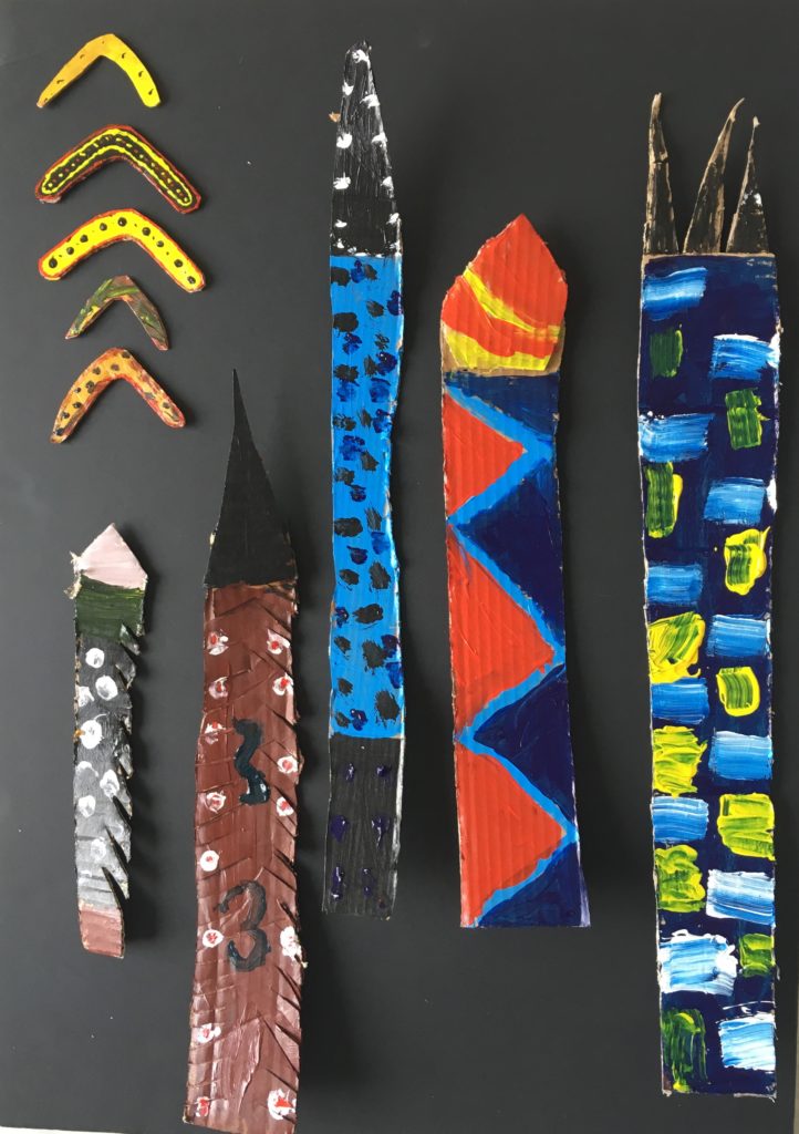 After-school art club- Aborigine Artefacts
