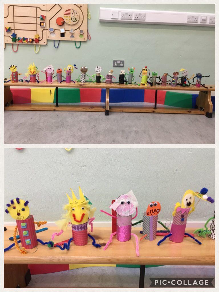 After-school art club- puppet making!