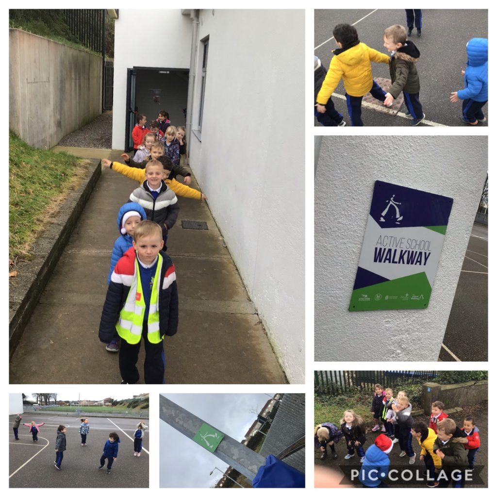 Junior Infants-Active School Walkway