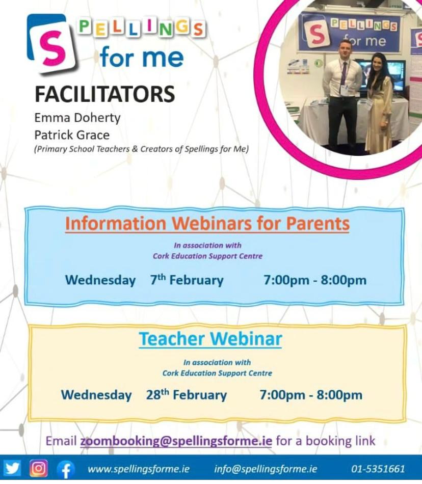 Spellings for Me Webinar