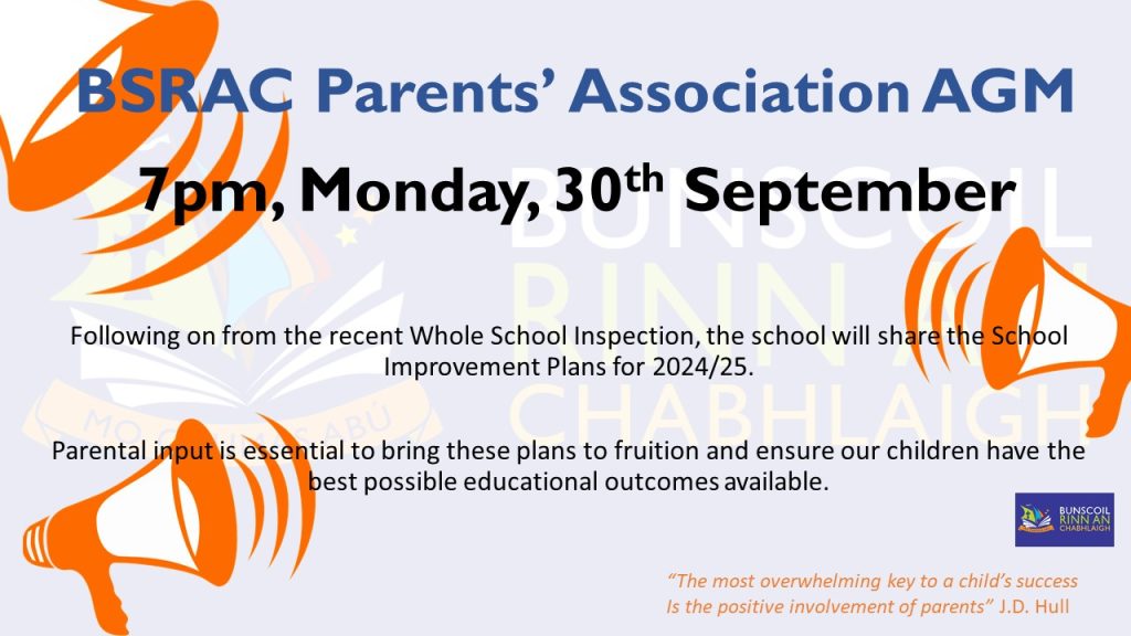 Parent Association AGM