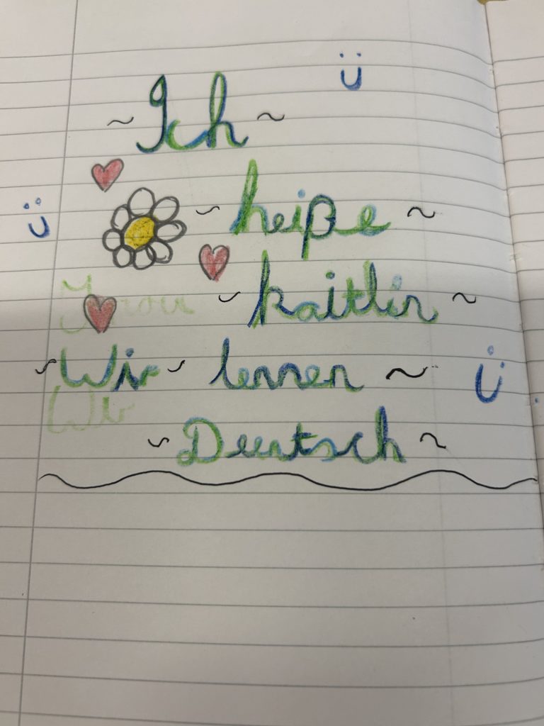 Deutsch has started in Rang 4!